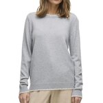 Vila Pull  Femme Vila Virils. Coloris disponibles : Gris