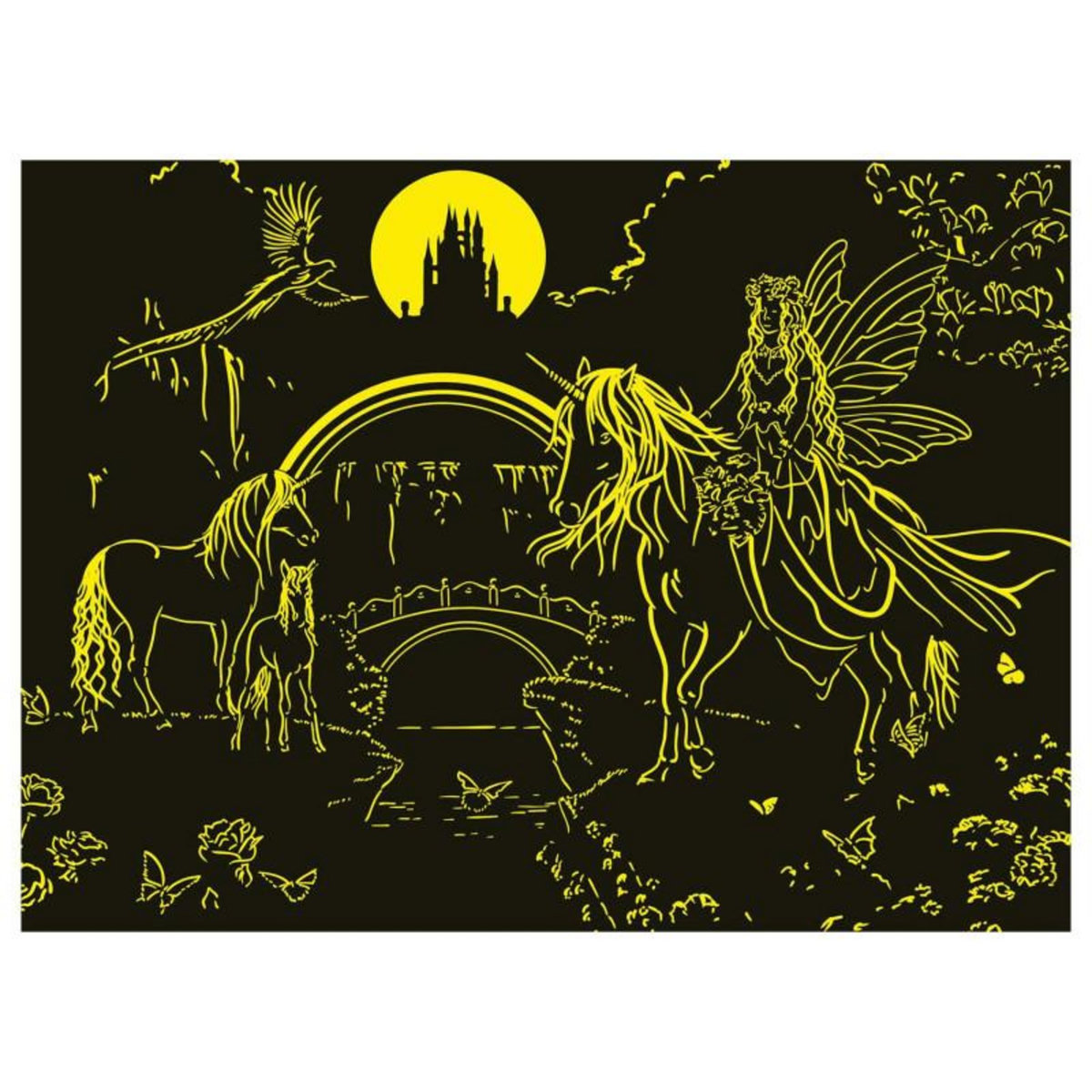 RAVENSBURGER RAVENSBURGER Magical Unicorn Night, 200pcs. XXL