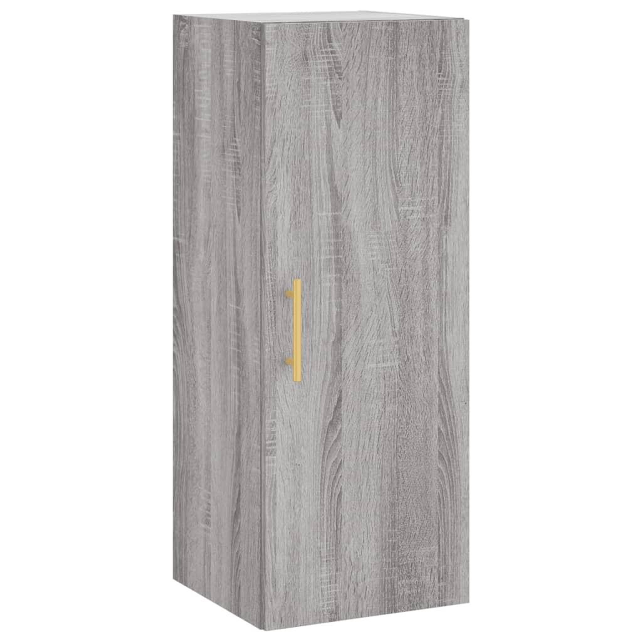 Voir la diapositive 2 : VIDAXL Armoire murale sonoma gris 34,5x34x90 cm