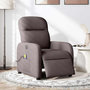 Voir la diapositive 2 : VIDAXL Fauteuil de massage inclinable electrique Marron fonce Tissu