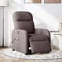 Voir la diapositive 2 : VIDAXL Fauteuil de massage inclinable electrique Marron fonce Tissu