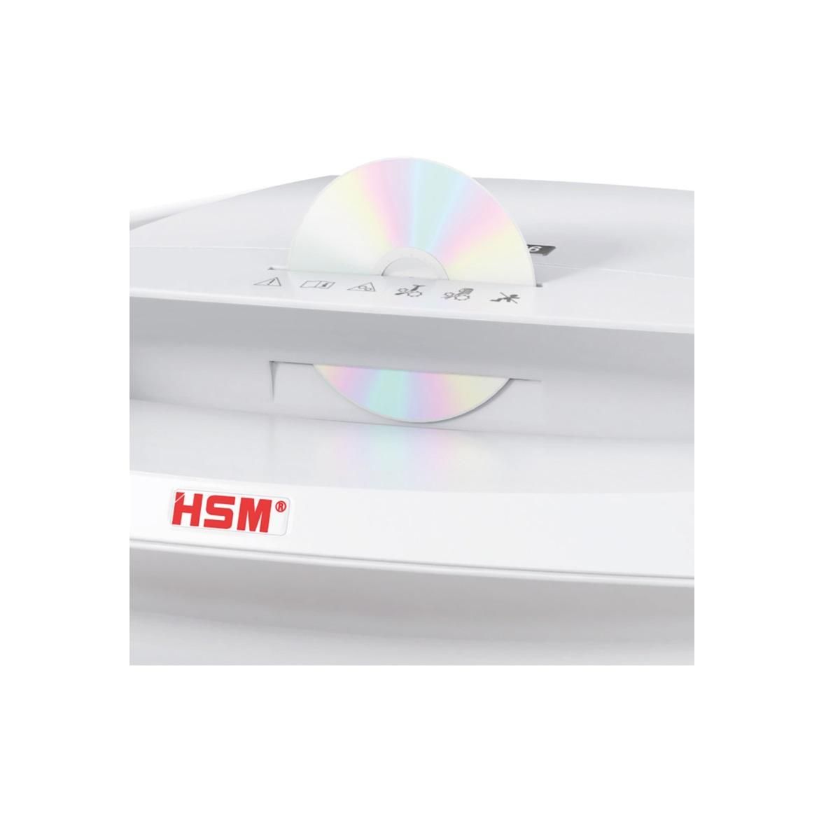 Hsm Destructeur de documents 14-16 feuilles coupes particules 4.5x30mm - 1803111