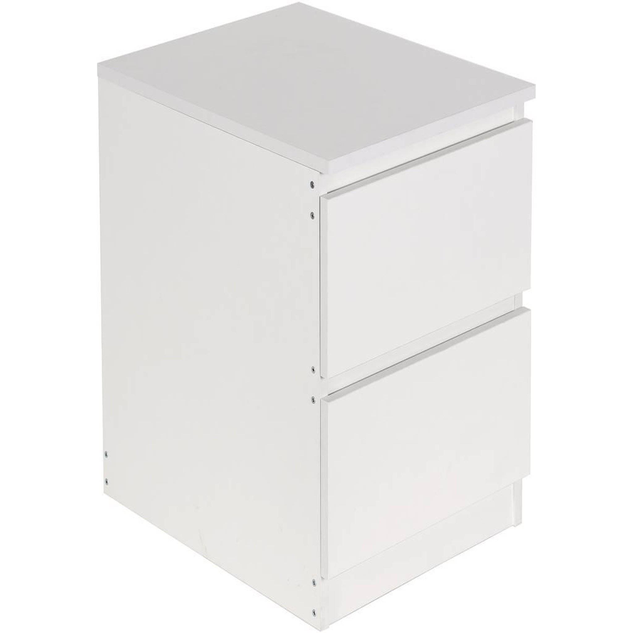 Voir la diapositive 1 : Habitat et Jardin Chevet  Tammy  2 tiroirs - Blanc