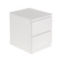 Voir la diapositive 1 : Habitat et Jardin Chevet  Tammy  2 tiroirs - Blanc