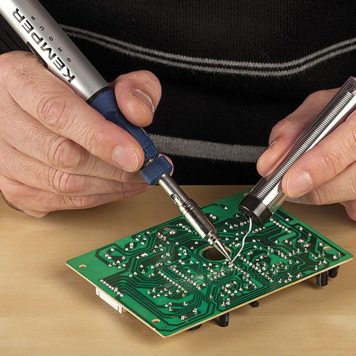 Kemper Kit microsoudure Pyrogravure 1800W + recharge gaz + Accessoires + Mallette KEMPER