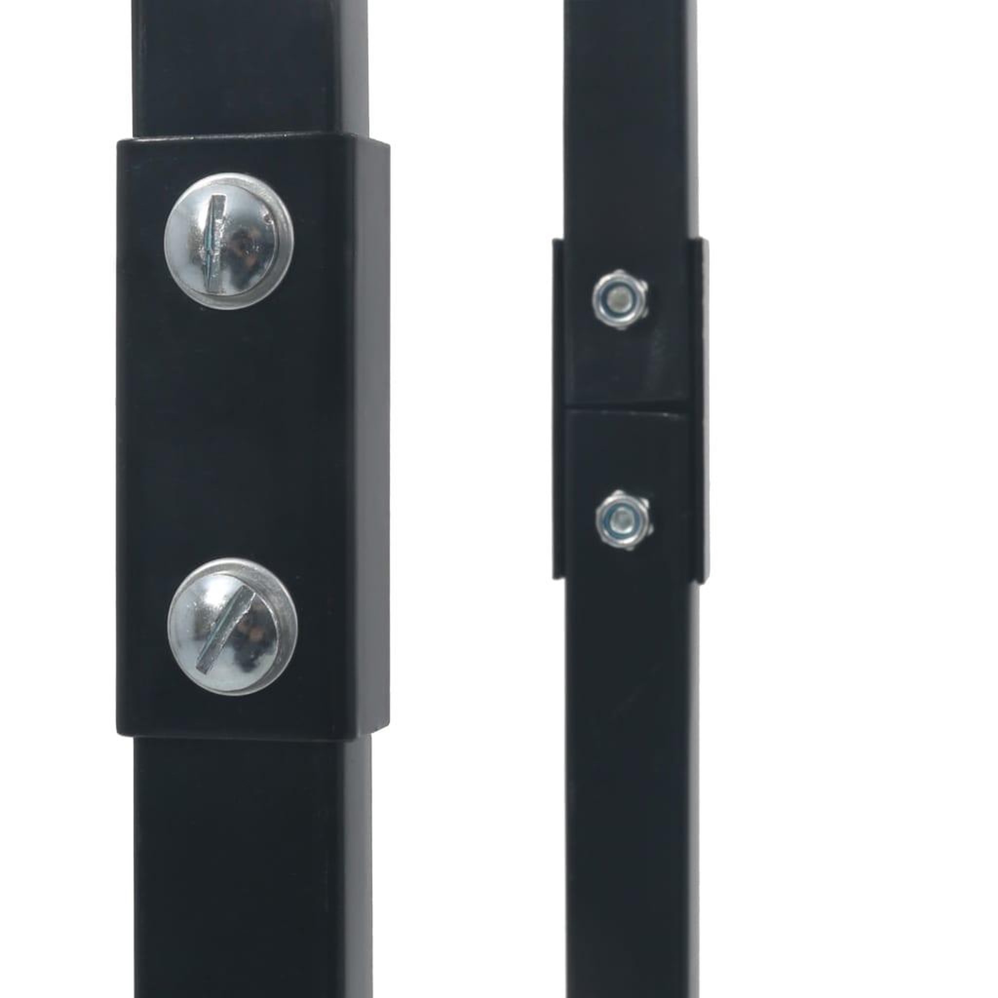 Voir la diapositive 5 : VIDAXL Portant de bois de chauffage noir 80x25x150 cm acier