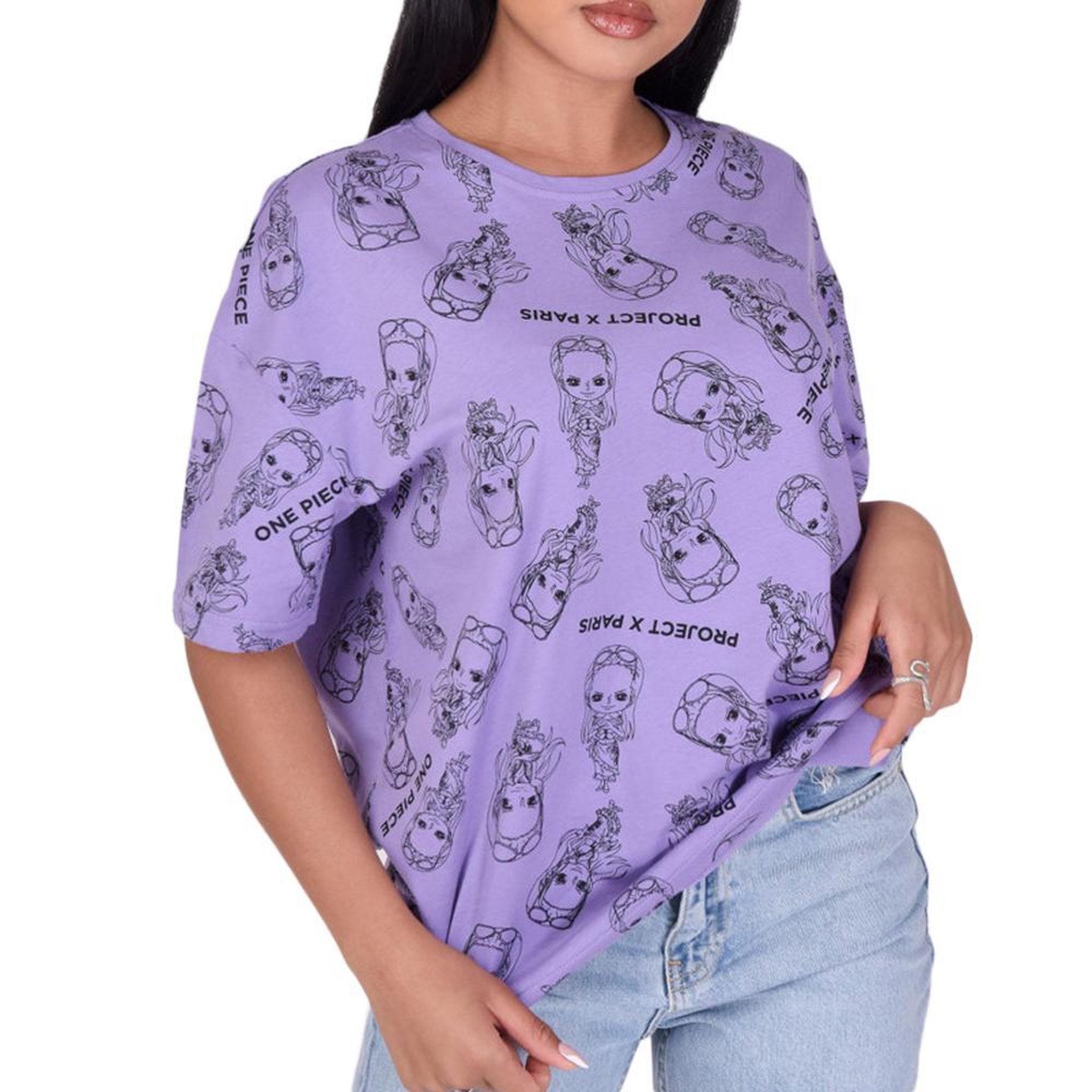 Voir la diapositive 1 : Project X T shirt  Femme Project X Paris One Piece All Over F211087