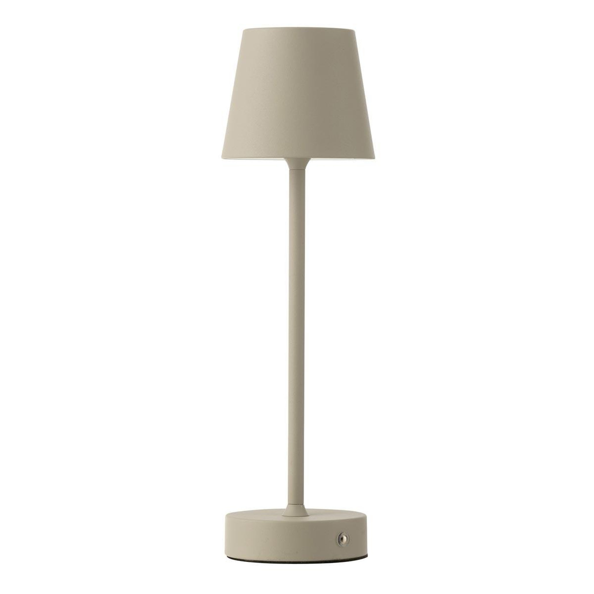 J-LINE Lampe à poser à led  goa  37cm taupe