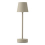 Voir la diapositive 1 : Paris Prix Lampe à Poser à LED  Goa  37cm Taupe