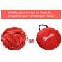 Voir la diapositive 5 : OUTSUNNY Abri de plage tente de plage pliable pop-up automatique instantané protection UV fenêtre arrière grand tapis de sol rouge brique