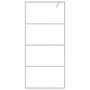 Voir la diapositive 3 : VIDAXL Paroi de douche Argente 90x195 cm Verre ESG transparent