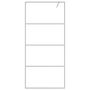 Voir la diapositive 3 : VIDAXL Paroi de douche Argente 90x195 cm Verre ESG transparent