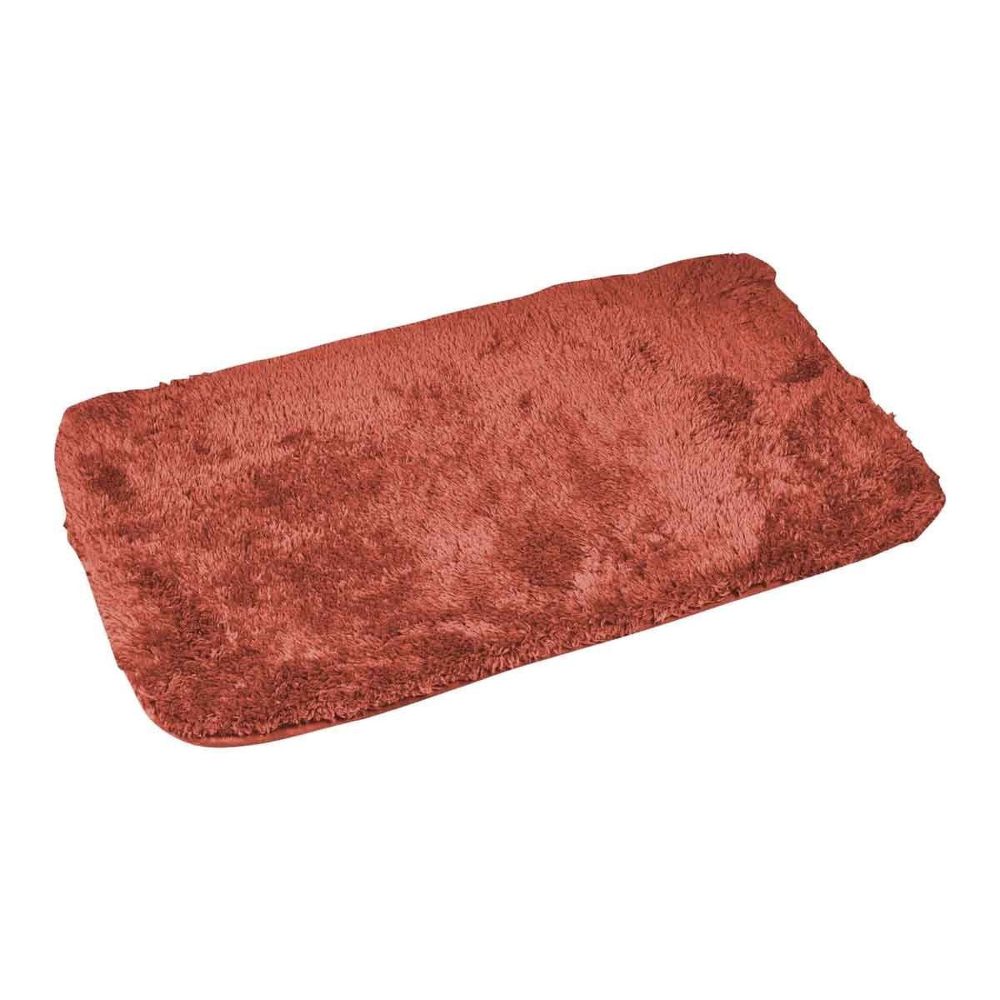 Douceur d'Intérieur Tapis de bain  softness  50x80cm terracotta