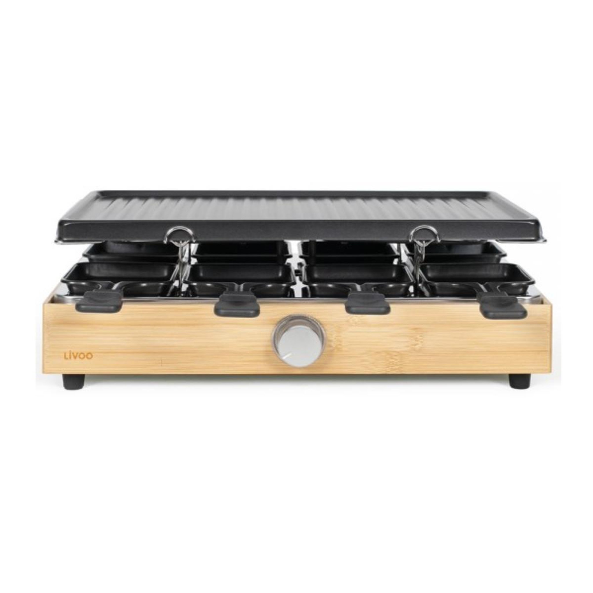 LIVOO Appareil à raclette 8 personnes 1400w - DOC336