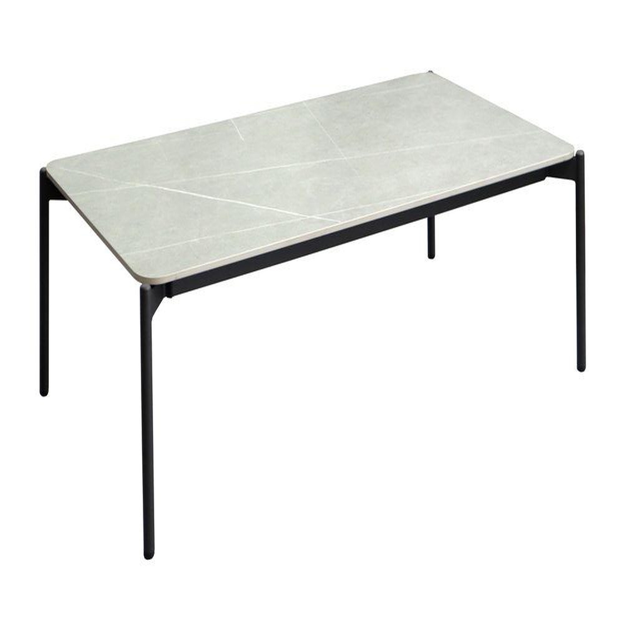 Proloisirs Table basse de jardin Ambiance en aluminium/céramique - graphite