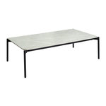 Proloisirs Table basse de jardin Ambiance en aluminium/céramique - graphite