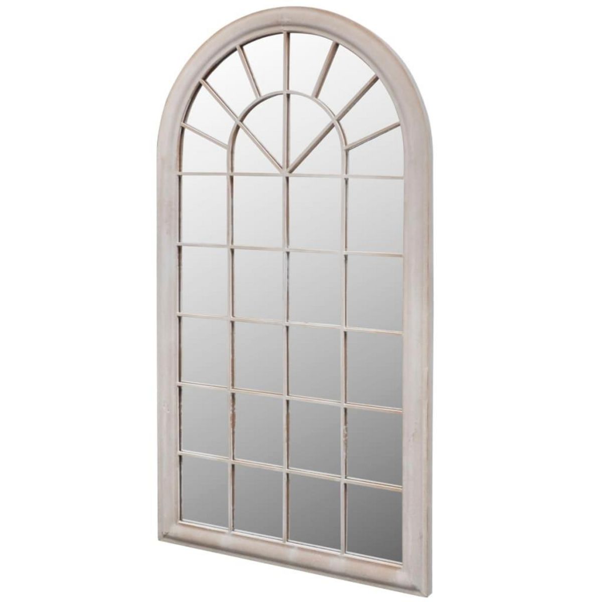 VIDAXL Miroir de jardin d'arche rustique 60x116 cm Interieur/exterieur