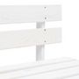 Voir la diapositive 4 : VIDAXL Canape central palette de jardin Blanc Bois de pin impregne