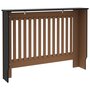 Voir la diapositive 5 : VIDAXL Cache-radiateur noir 112x19x81,5 cm MDF