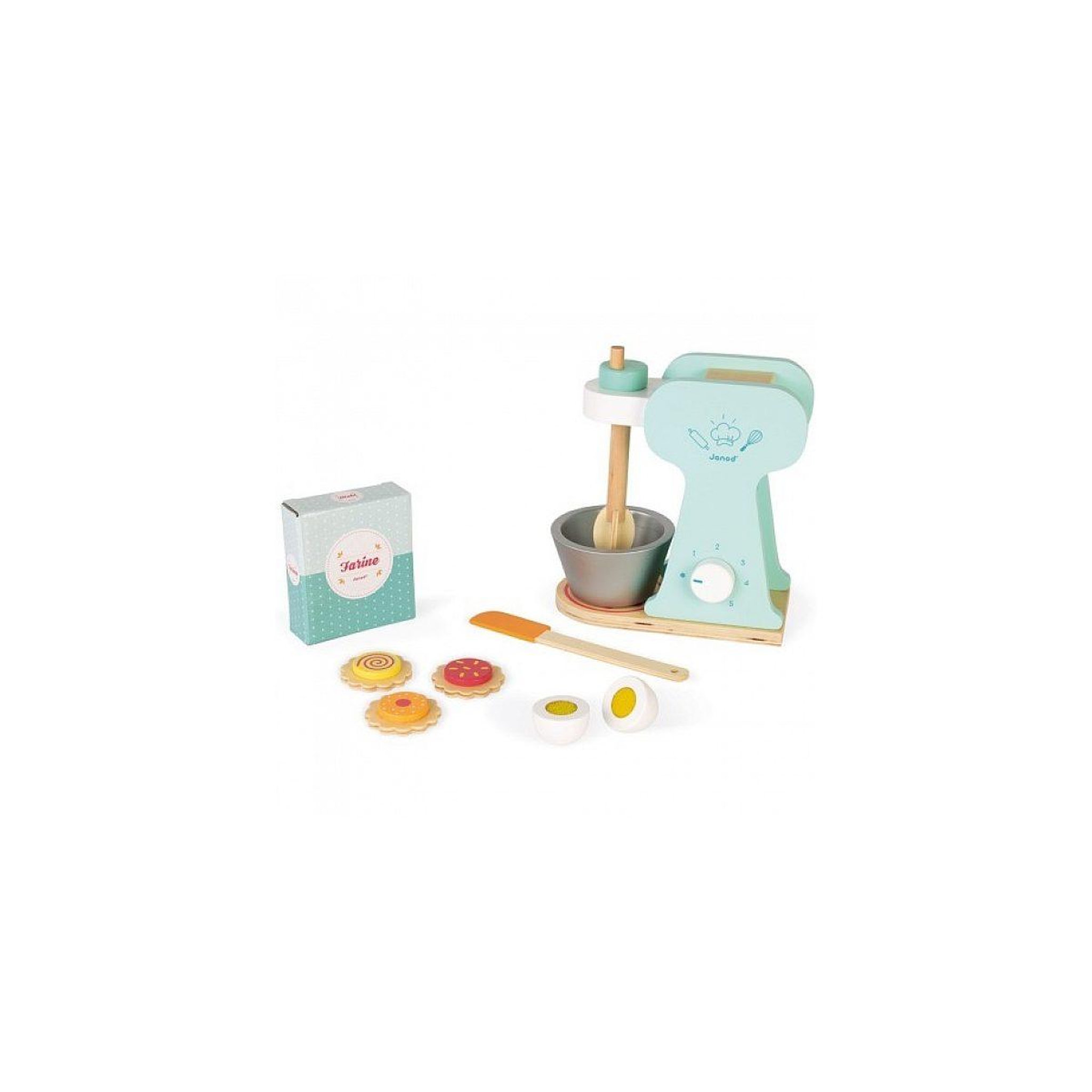 Voir la diapositive 2 : JANOD Set du petit patissier gateaux