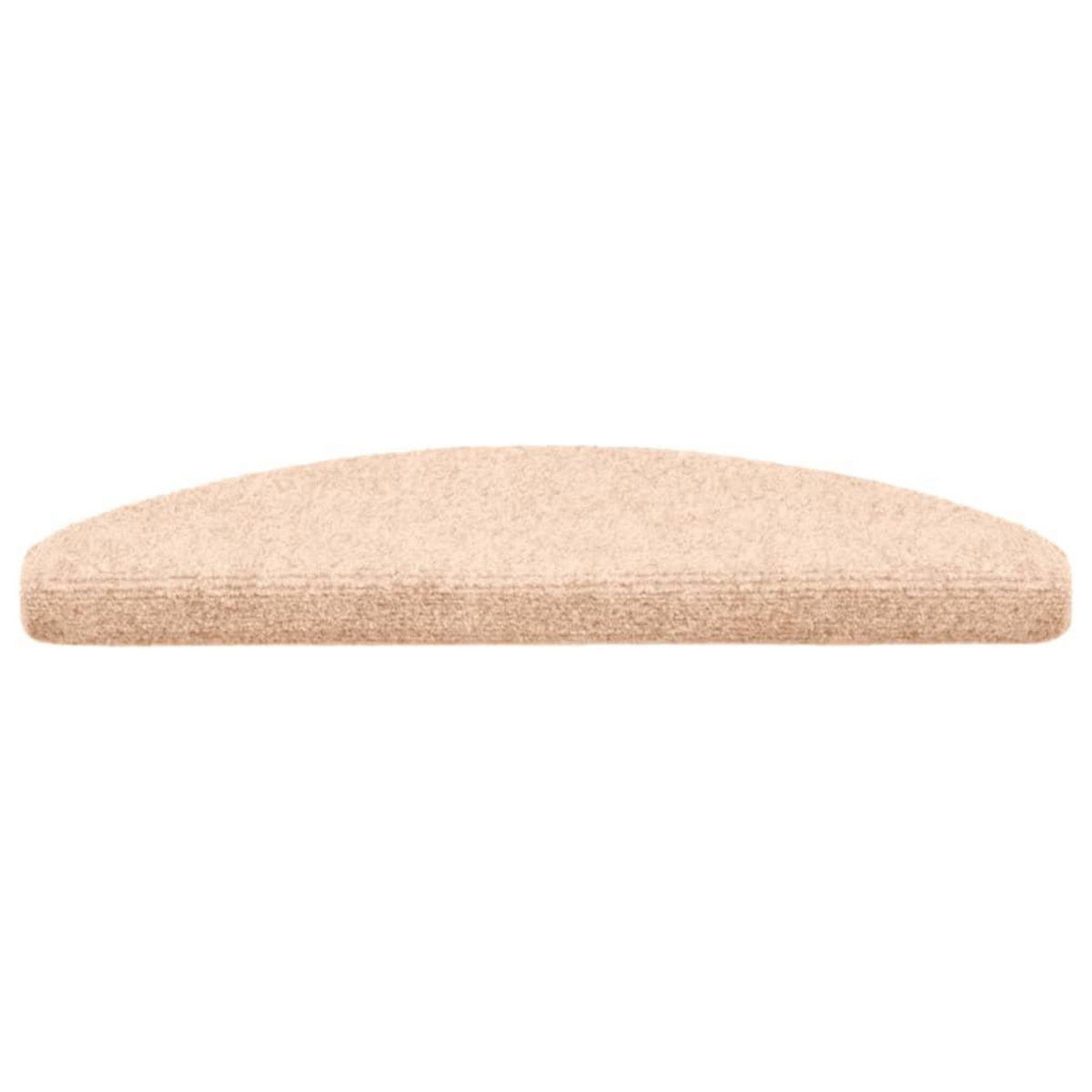 VIDAXL Tapis autoadhesifs de marches 5 pcs Marron 65x21x4cm Aiguillete