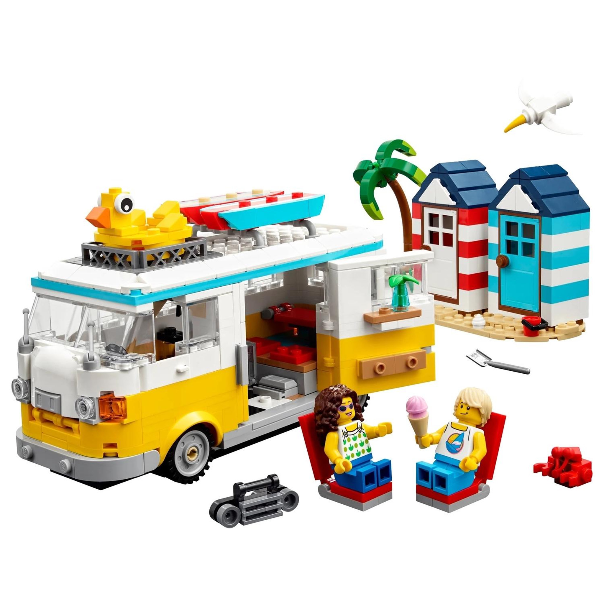 Voir la diapositive 2 : LEGO Creator 3 en 1 Camping-car à la plage