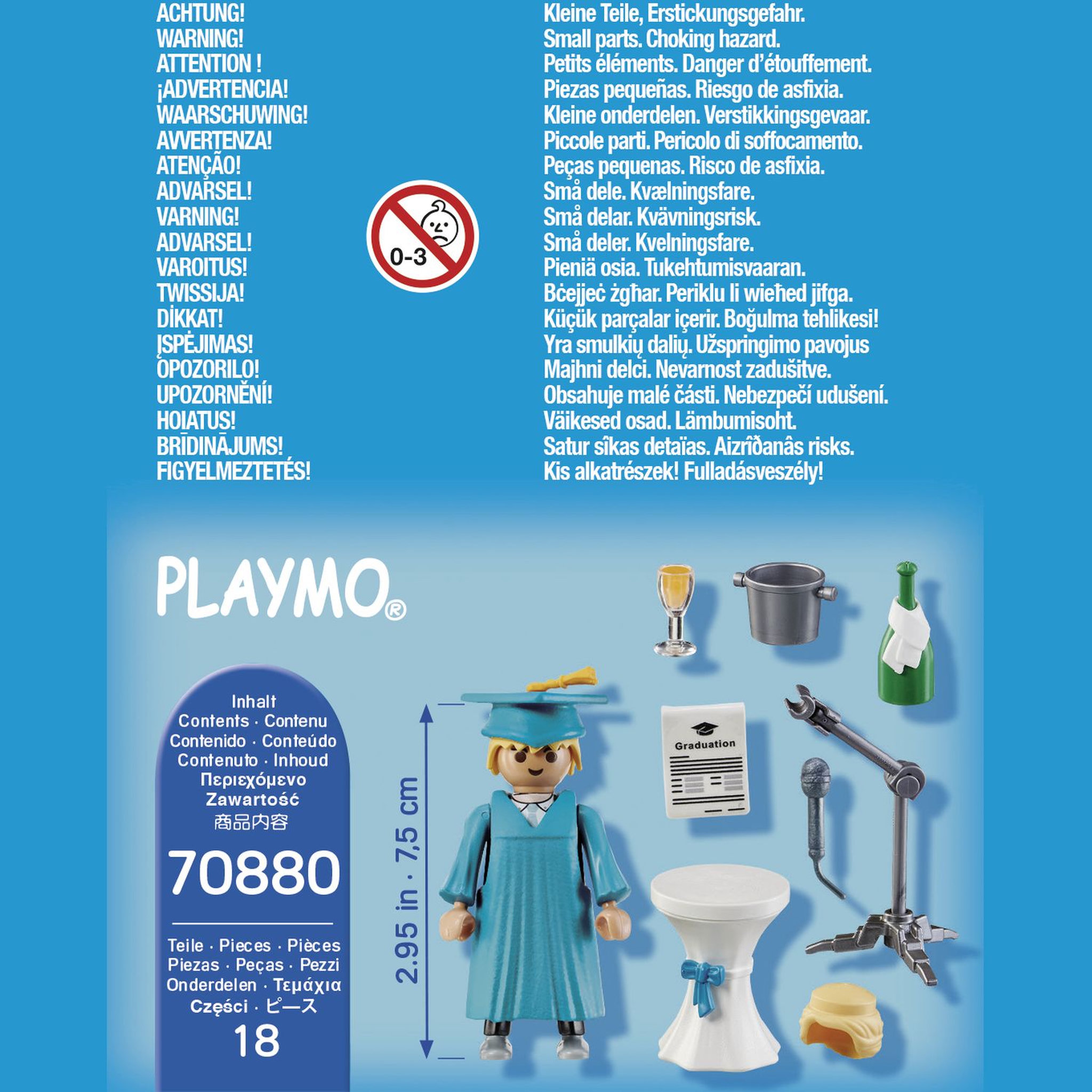 Voir la diapositive 4 : PLAYMOBIL 70880 - Diplômé