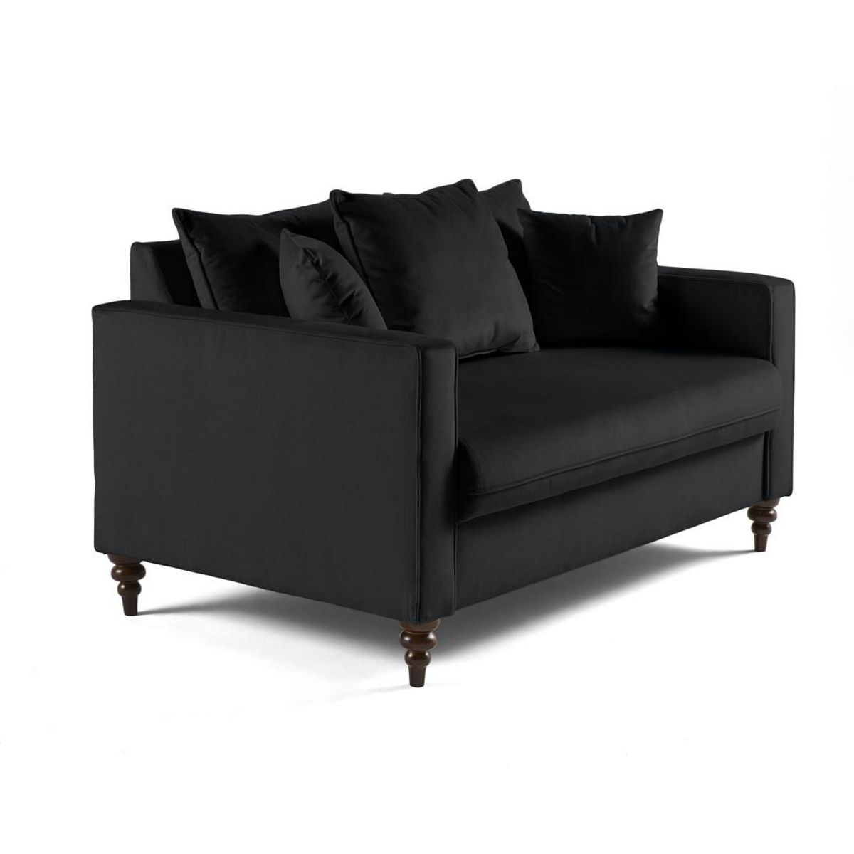 BEST MOBILIER Flamingo - canapé droit 2 places en velours