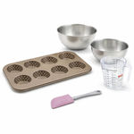 ZENKER Set de 5 ustensiles de pâtisserie moule à gâteaux bol spatule pâtisserie et verre doseur Zenker Mojave Gold
