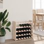 Voir la diapositive 3 : VIDAXL Casier à vin 67,5x25x60 cm Bois de pin massif