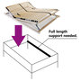 Voir la diapositive 5 : VIDAXL Sommier a lattes sans matelas avec 28 lattes 7 zones 120x200 cm