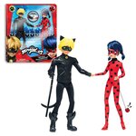 BANDAI Pack de 2 poupées 26 cm Miraculous