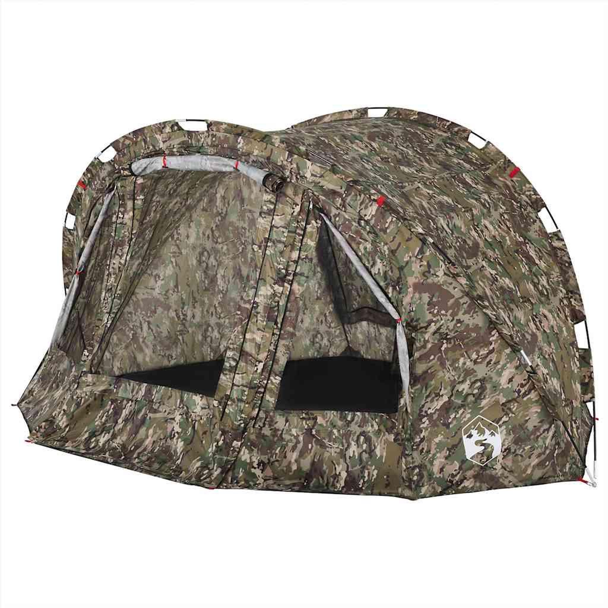 Voir la diapositive 4 : VIDAXL Tente de peche 4 personnes camouflage impermeable