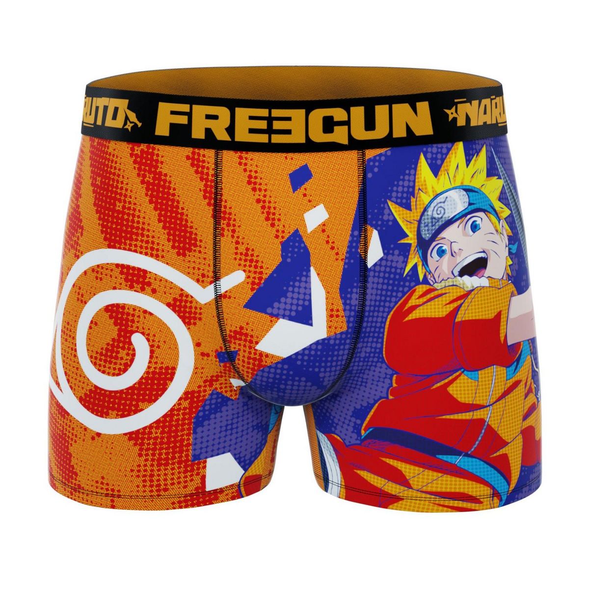 FREEGUN Lot de 3 boxers homme Naruto Classic