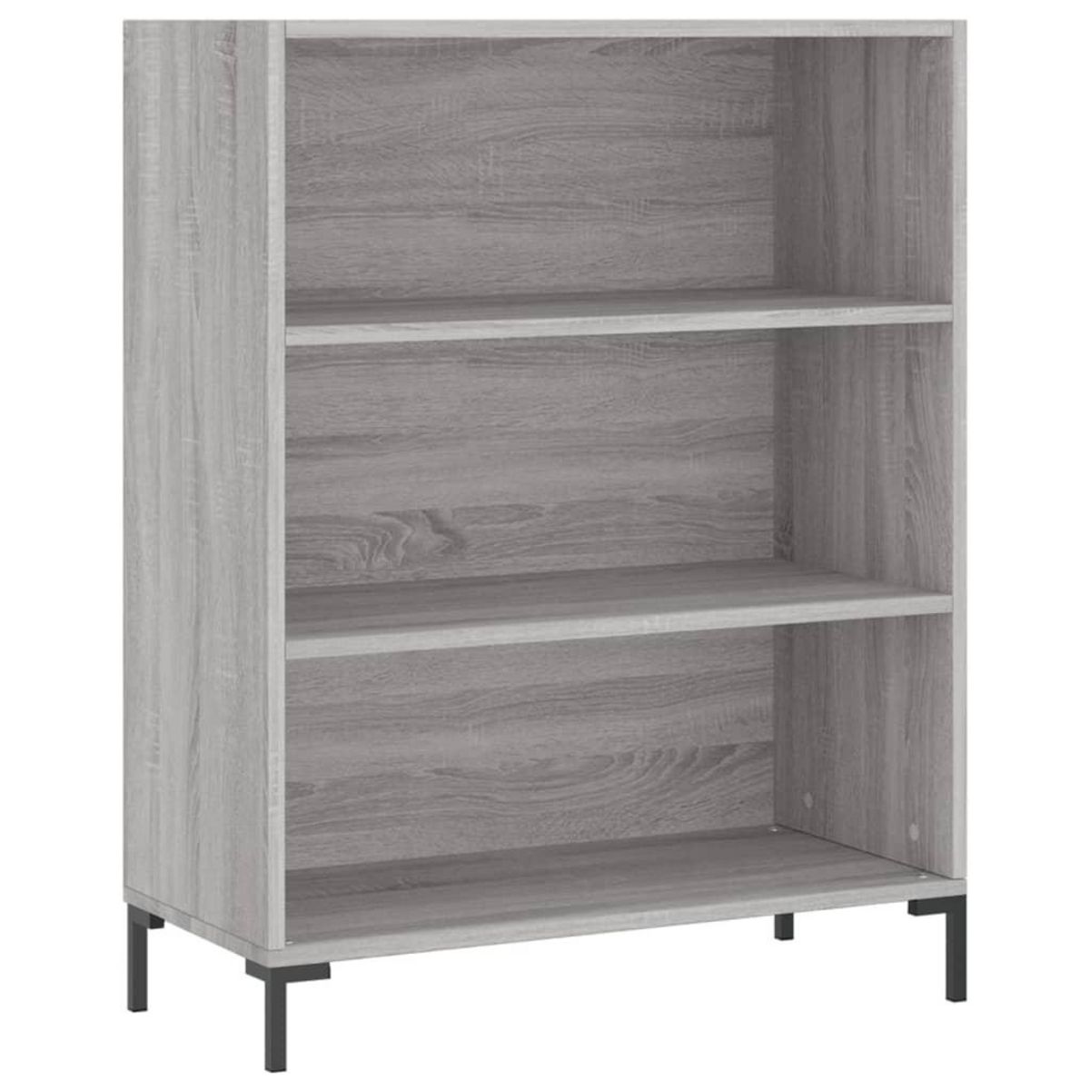 VIDAXL Buffet sonoma gris 69,5x32,5x180 cm bois d'ingenierie