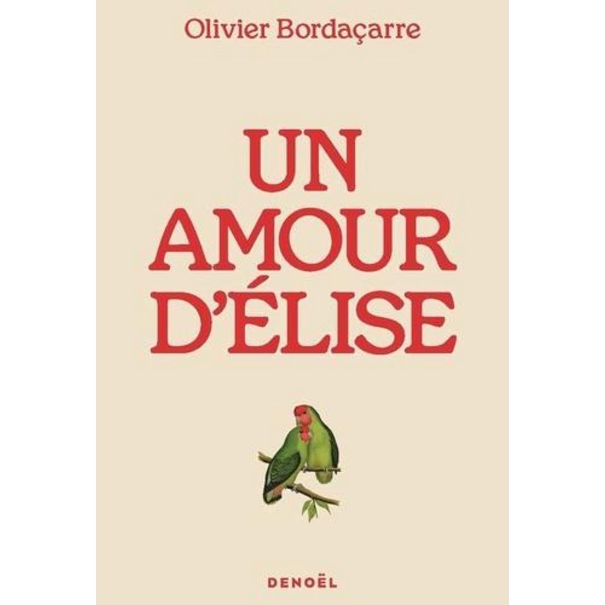 UN AMOUR D'ELISE, Bordaçarre Olivier