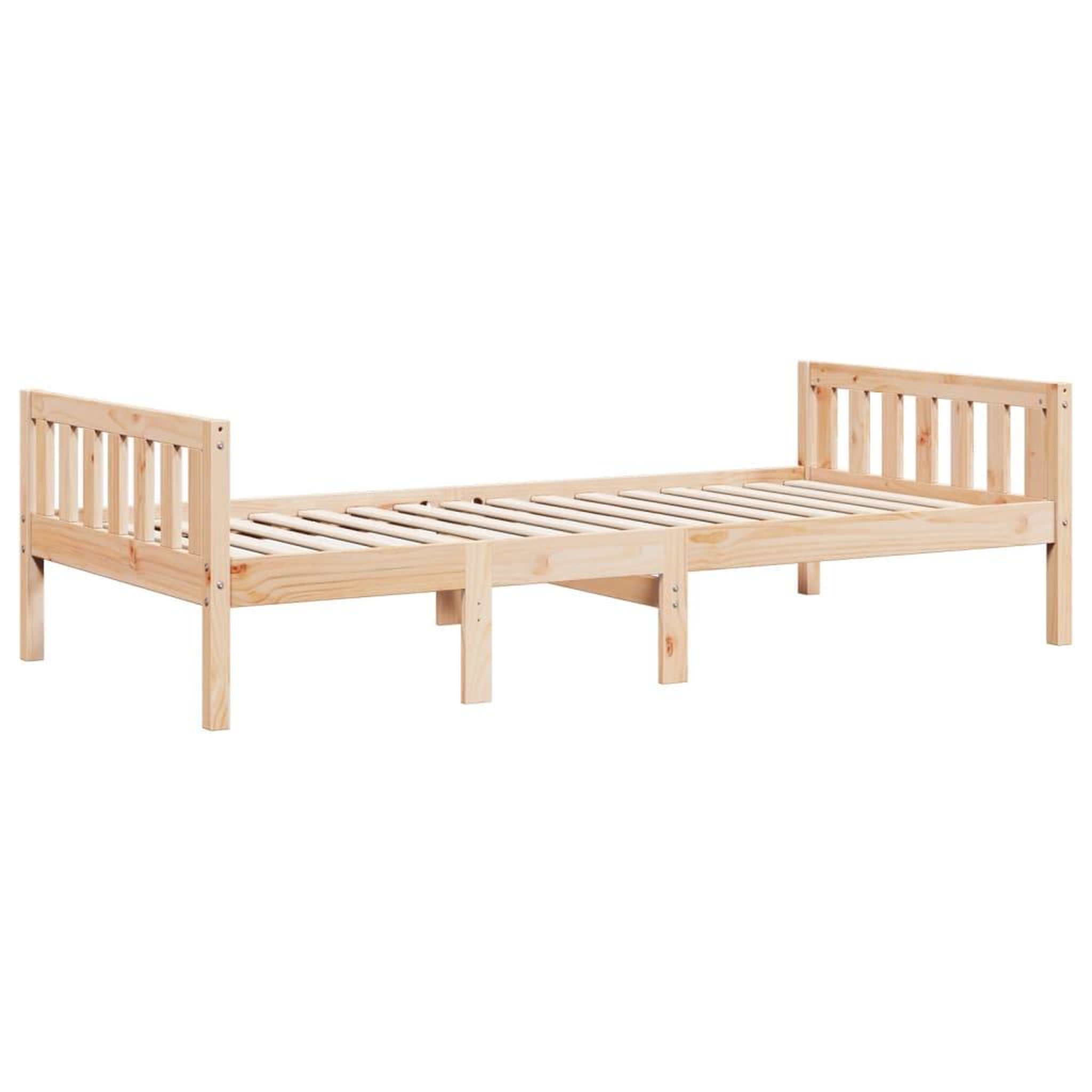Voir la diapositive 3 : VIDAXL Lit pour enfants sans matelas 90x190 cm bois de pin massif