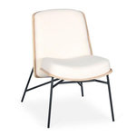 Paris Prix Fauteuil Design Bouclette  Vincente  80cm Crème