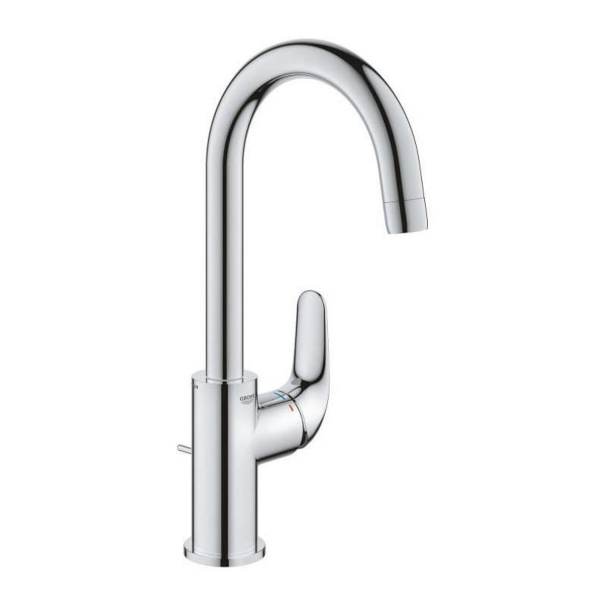 Grohe Mitigeur monocommande lavabo - GROHE Swift - 24330001 - Chromé - Taille L - Bec haut - Economie d'eau