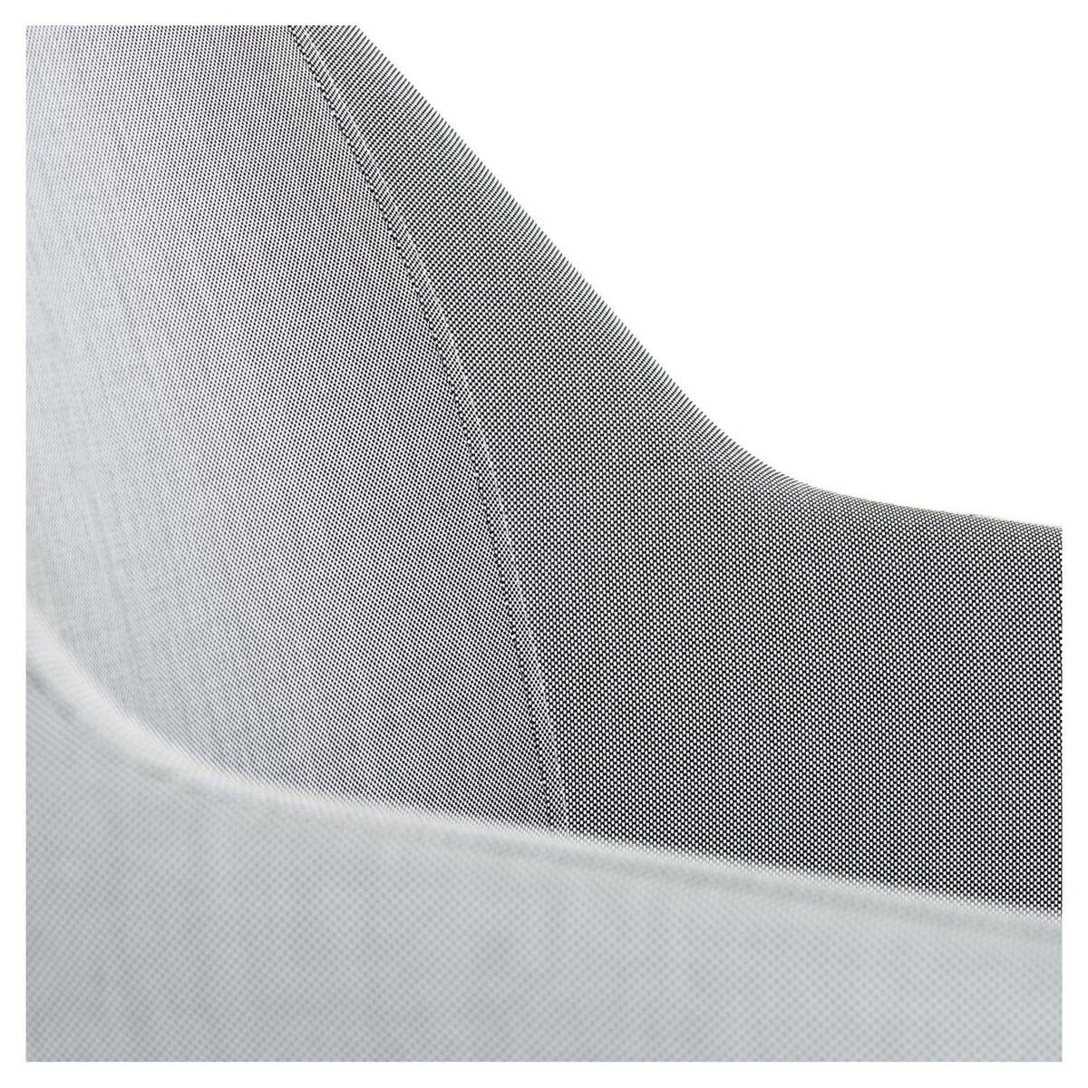 JARDILINE Lot de 2 fauteuils de jardin - Aluminium/Textilène - Gris perlé - FORMENTERA