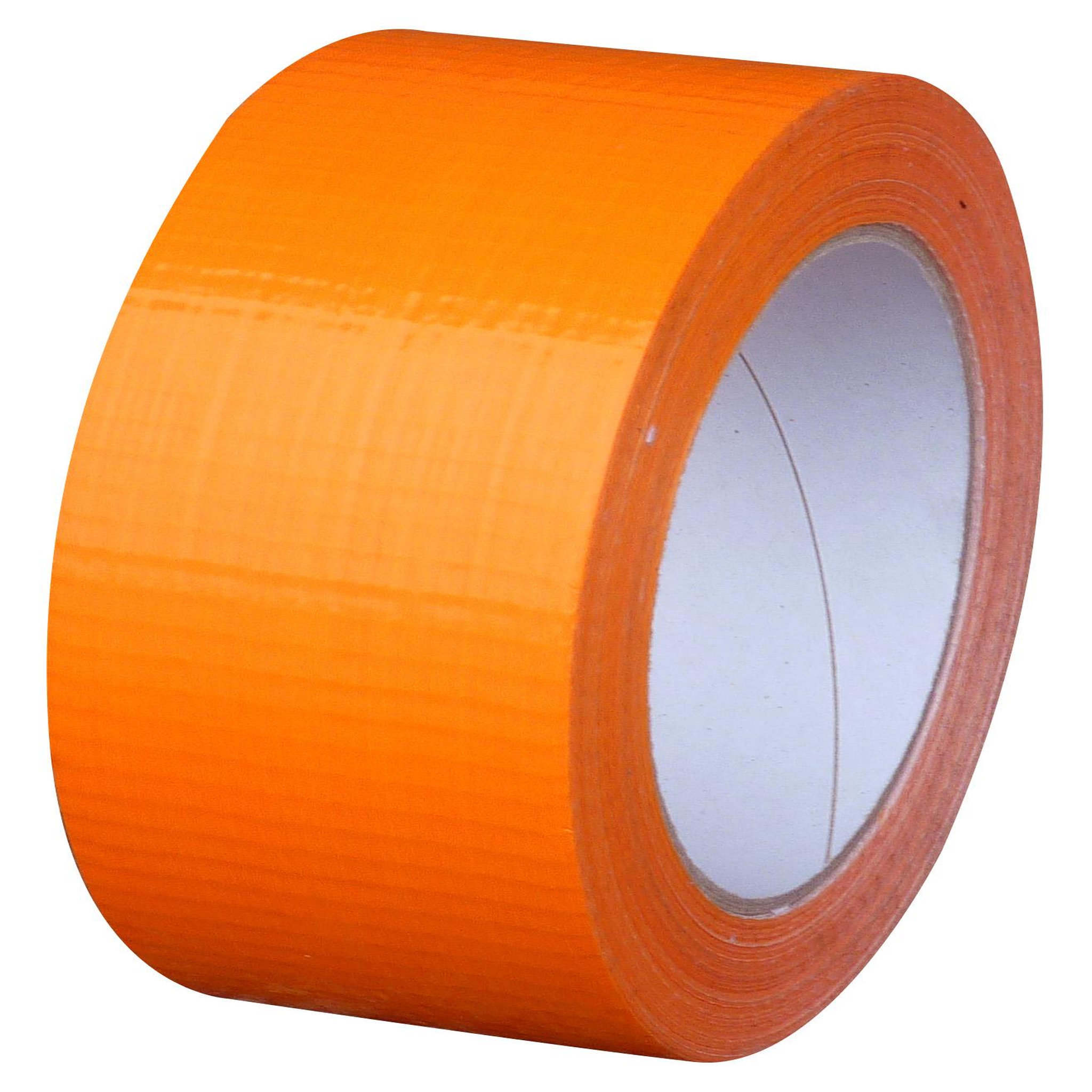 OUTIFRANCE Ruban adhésof toile orange 25 m x 48 mm