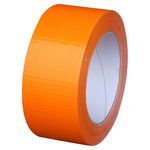 OUTIFRANCE Ruban adhésof toile orange 25 m x 48 mm