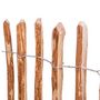 Voir la diapositive 4 : VIDAXL Cloture a piquets Bois de noisetier 60x500 cm
