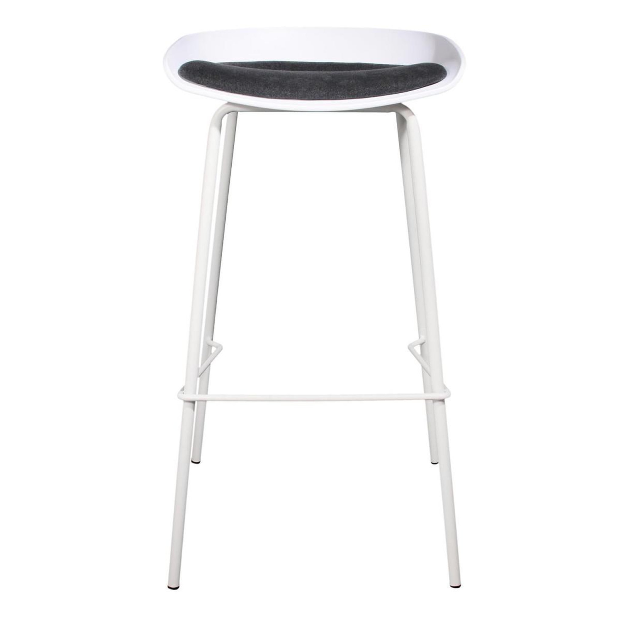 Voir la diapositive 2 : The Home Deco Factory Lot de 2 tabourets de bar  hella  84cm blanc