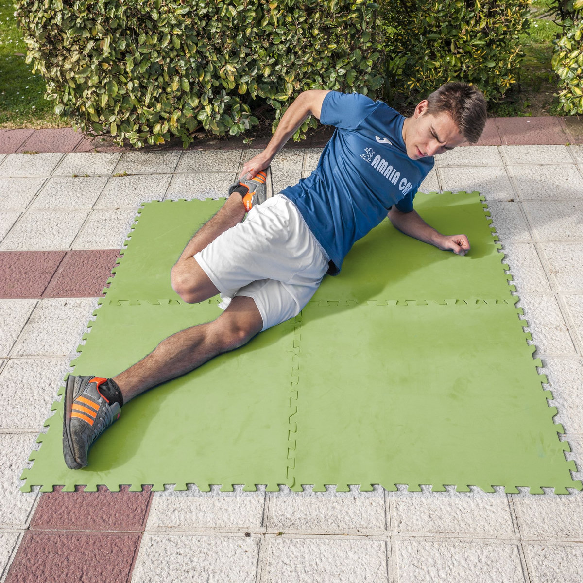 GRE Ensemble de 9 dalles de protection - 81x81cm