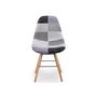 Voir la diapositive 2 : Paris Prix Lot de 2 Chaises Design  Floraz  82cm Gris