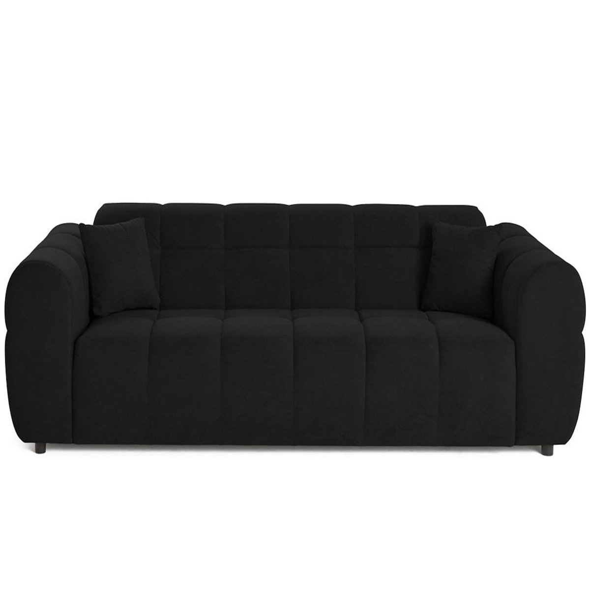 LISA DESIGN Ray - canapé droit 3 places en tissu texturé