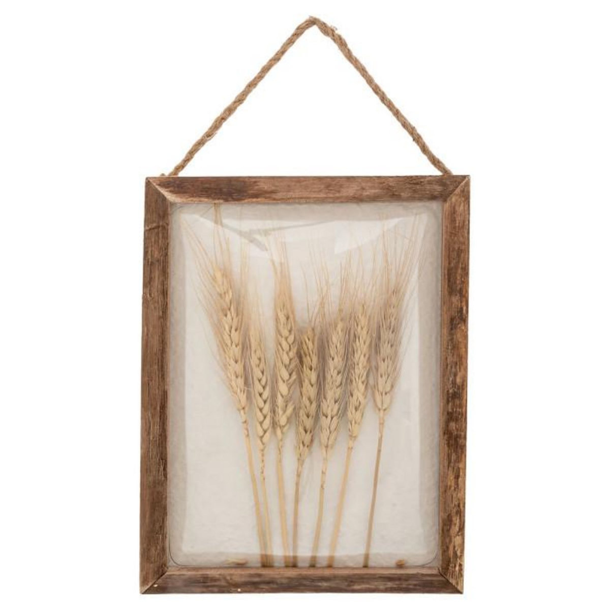 ATMOSPHERA Déco Murale Bombée Blés  Jonas  34cm Marron