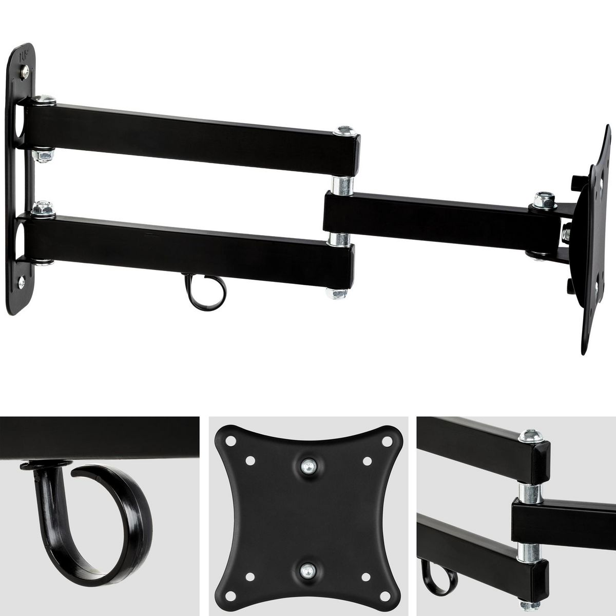 tectake Support mural TV 10 - 24  orientable