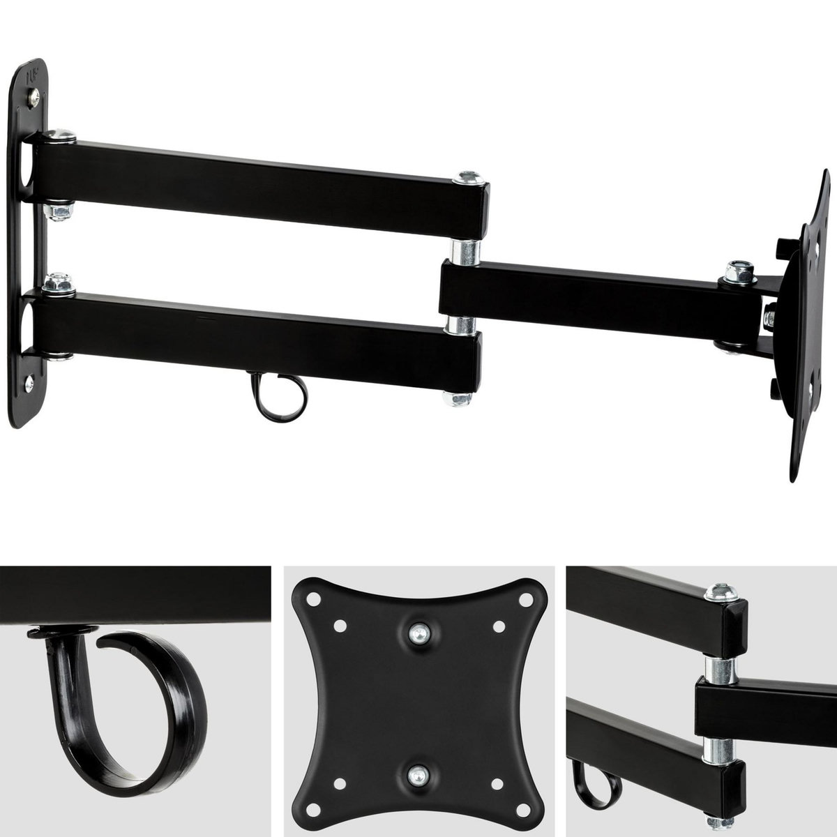 tectake Support mural TV 10 - 24  orientable